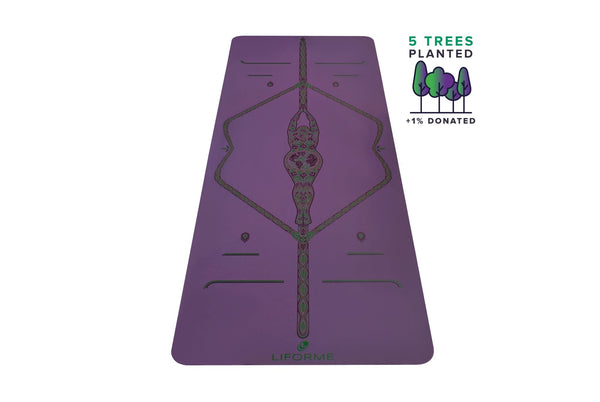 Unisex Violette Signature Tapis De Yoga Liforme Mother Earth - ETQ-1969615