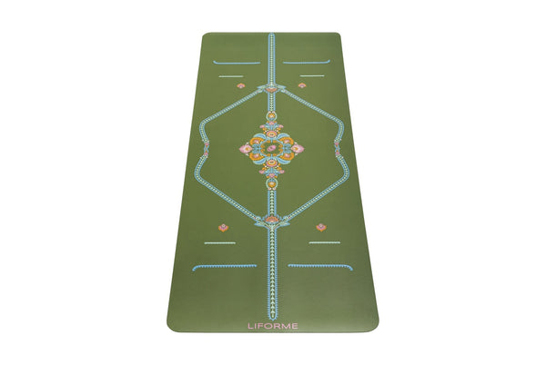 Unisex Vert Olive Signature Tapis De Yoga Liforme Mindful Garden - FSU-5990914