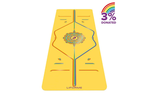 Unisex Jaune Multicolore Signature Tapis De Yoga Liforme Rainbow Hope - RUI-6197210