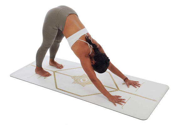 Unisex Blanche Doré Signature Tapis De Yoga Liforme White Magic' - TNL-9133365