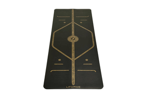 Unisex Noir Doré Signature Tapis De Yoga Liforme Unrivalled Grip & Alignment System - JMO-6463644