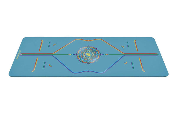 Unisex Bleu Multicolore Signature Tapis De Yoga Liforme Blue Sky Rainbow - EGG-0326079