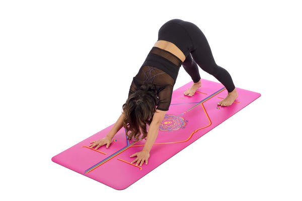 Unisex Rose Multicolore Signature Tapis De Yoga Liforme Grateful Rainbow - BON-2174096