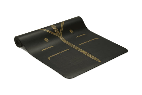 Unisex Noir Doré Signature Tapis De Yoga Liforme Unrivalled Grip & Alignment System - JMO-6463644