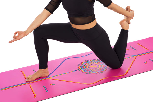 Unisex Rose Multicolore Signature Tapis De Yoga Liforme Grateful Rainbow - BON-2174096