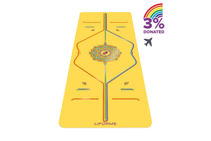 Unisex Jaune Multicolore Travel Tapis De Yoga Liforme Rainbow Hope - XQU-6579419