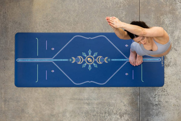 Unisex Bleu Signature Tapis De Yoga Liforme Cosmic Moon - KPV-1536448