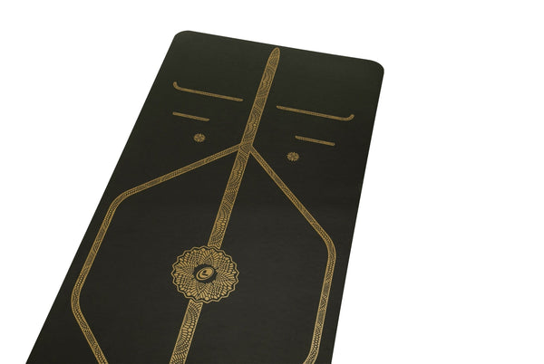 Unisex Noir Doré Travel Tapis De Yoga Liforme Black & Gold - ZVI-2220153