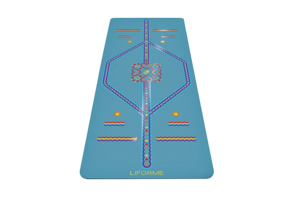 Enfant Bleu Rainbow Tapis De Yoga Liforme Playful - JZD-7297632