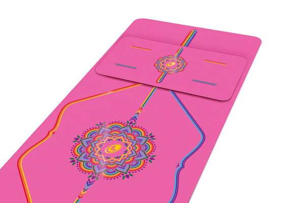 Unisex Rose Multicolore Yoga Pads Liforme Grateful Rainbow Yoga Pad - VAD-0849747