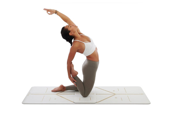 Unisex Blanche Doré Yoga Pads Liforme White Magic' Yoga Pad - PHB-7388696