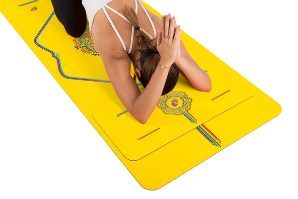 Unisex Jaune Multicolore Yoga Pads Liforme Rainbow Hope Yoga Pad - CLP-2009055